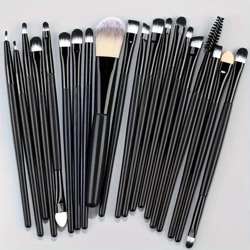 20Pcs Makeup Brush Set Eyeliner Brush Blending Brush Makeup Brushes for Cheeks Eye Cosmetic Foundation