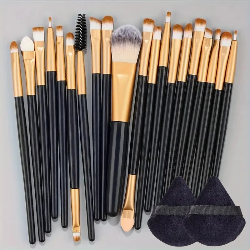 20Pcs Makeup Brush Set Eyeliner Brush Blending Brush Makeup Brushes for Cheeks Eye Cosmetic Foundation