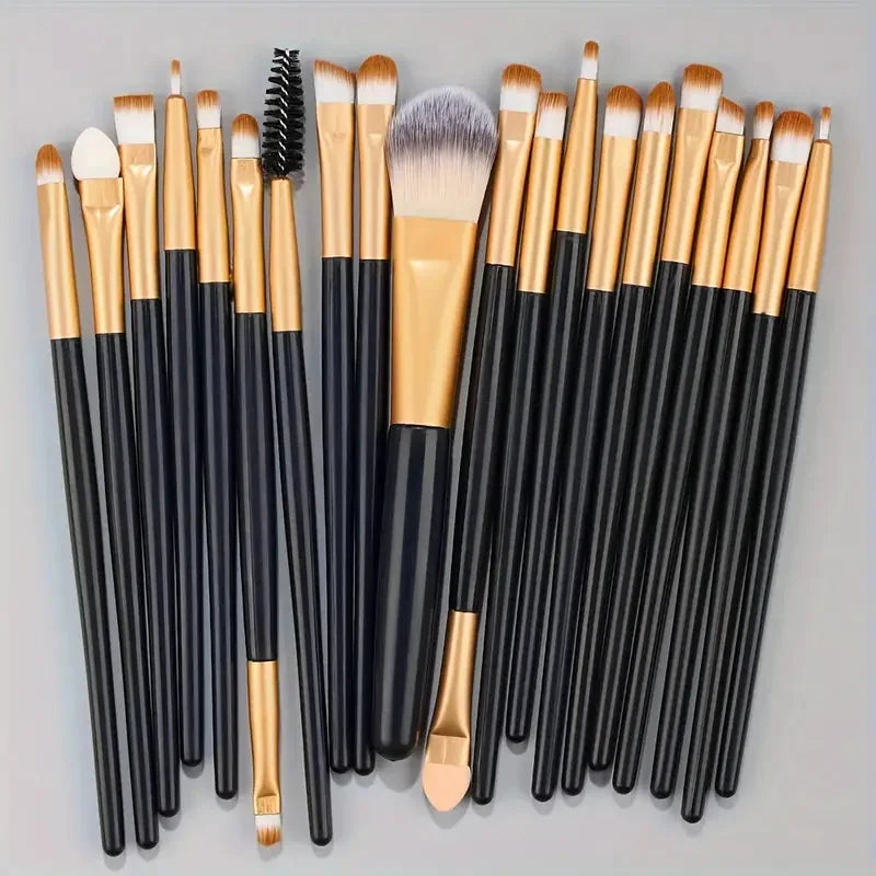 20Pcs Makeup Brush Set Eyeliner Brush Blending Brush Makeup Brushes for Cheeks Eye Cosmetic Foundation