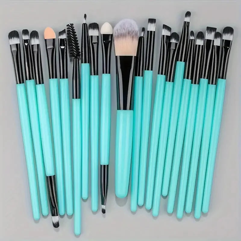 20Pcs Makeup Brush Set Eyeliner Brush Blending Brush Makeup Brushes for Cheeks Eye Cosmetic Foundation