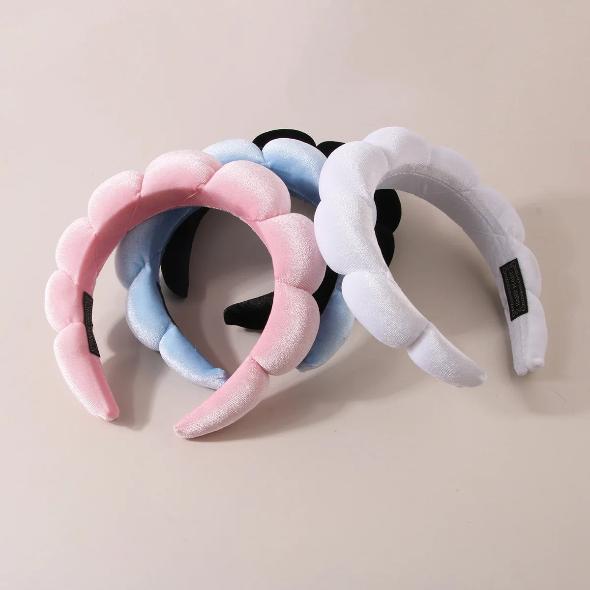 Sponge Spa Headband with Wristbands for Washing Face, Skin Care Makeup Removal Shower for Women and Girls