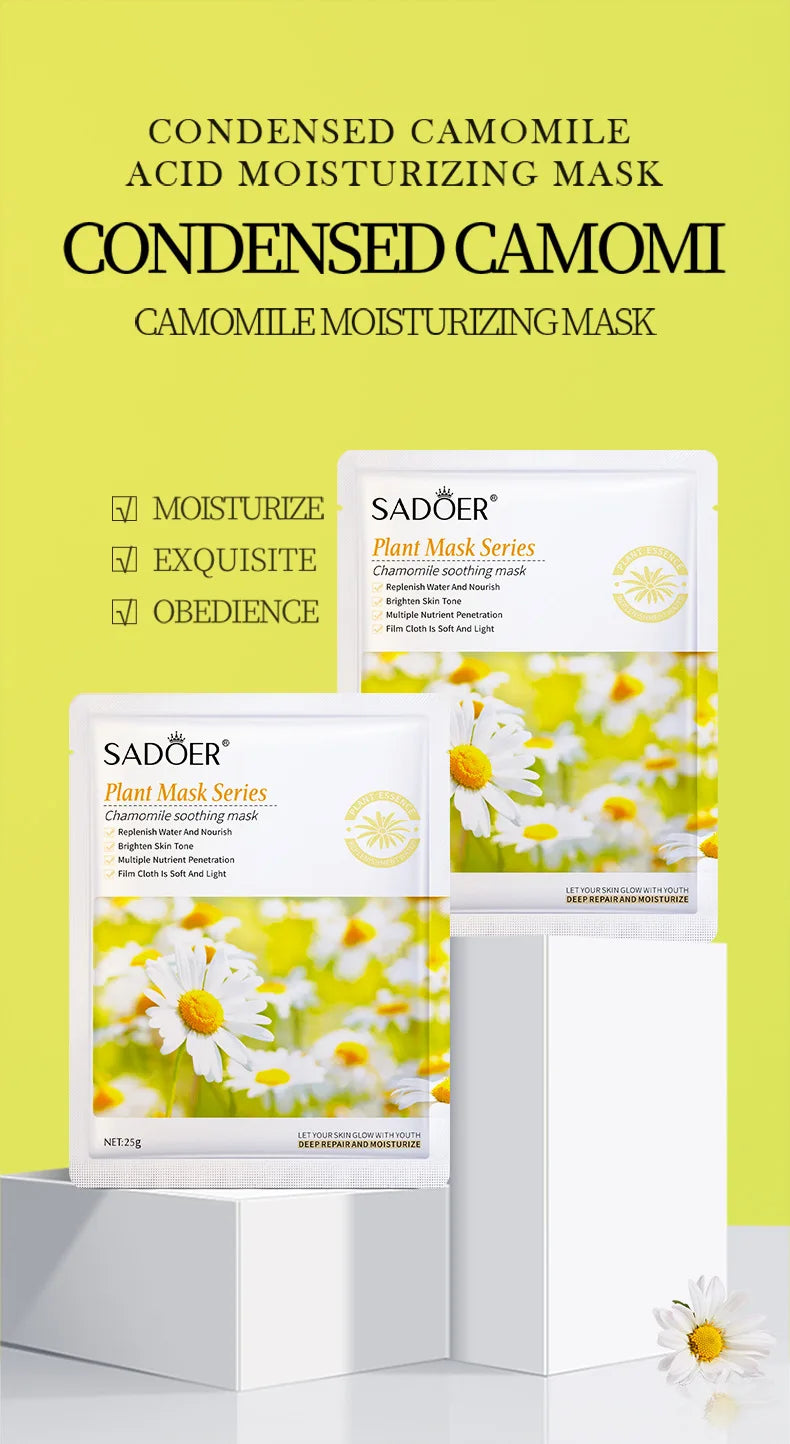 8pcs Natural Plant Face Mask Beauty Skincare Facial Masks