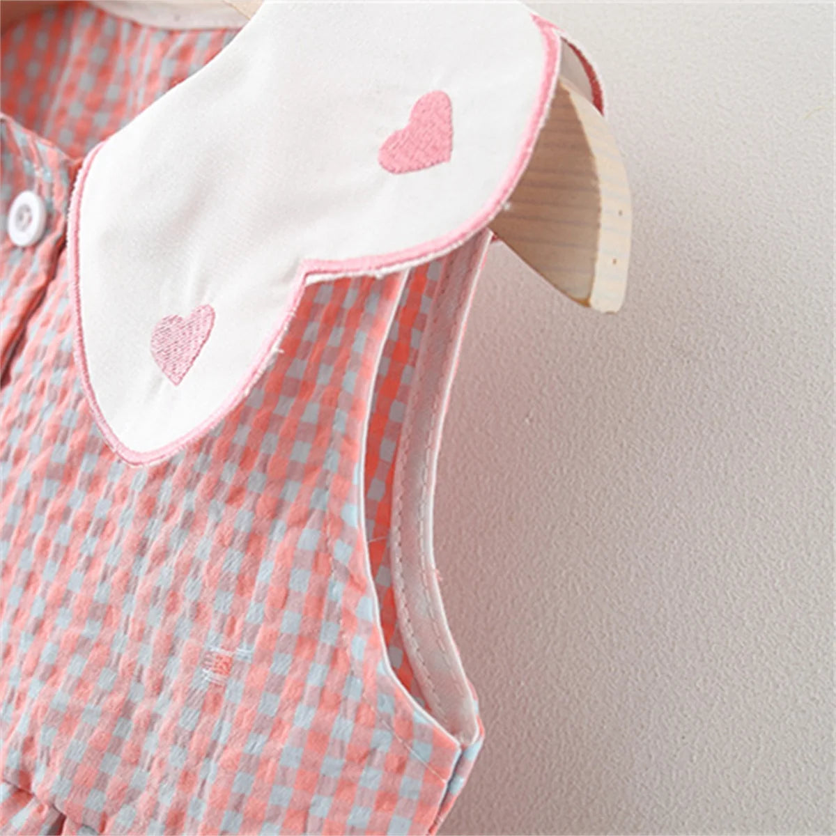Summer Newborn 2-Piece Girl Infant Cotton Dress And Backpack
