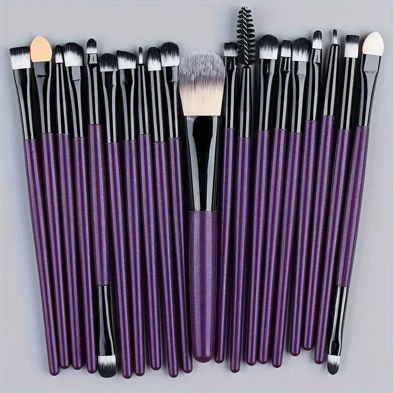 20Pcs Makeup Brush Set Eyeliner Brush Blending Brush Makeup Brushes for Cheeks Eye Cosmetic Foundation