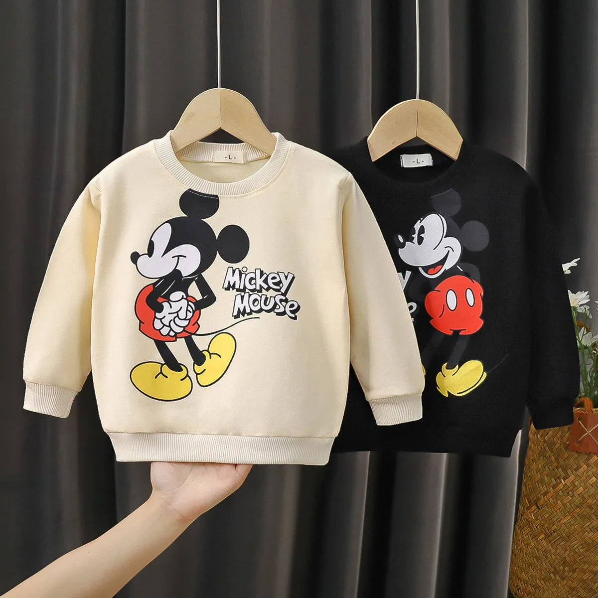 Children's Sweatshirt Mickey Mouse Printed for Boys and Girls