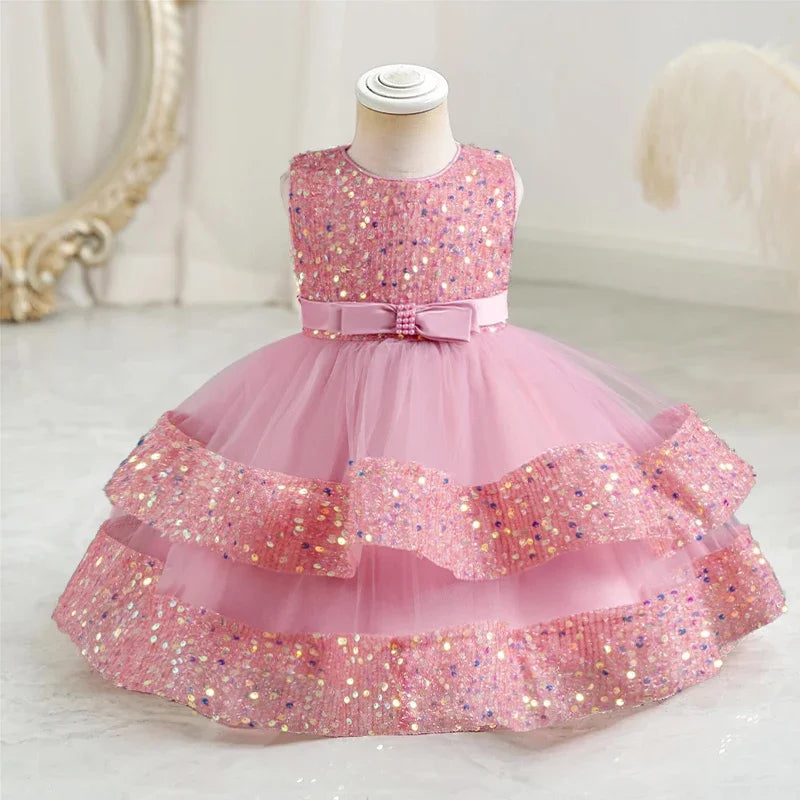 Baby Girls Party Luxury Dress