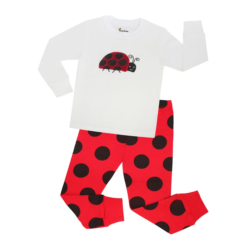 Animal Cartoon Boys Pajamas Sets Children's Sleepwear