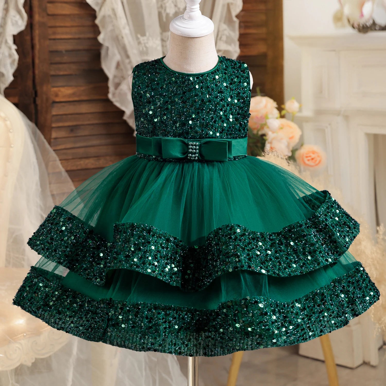Baby Girls Party Luxury Dress