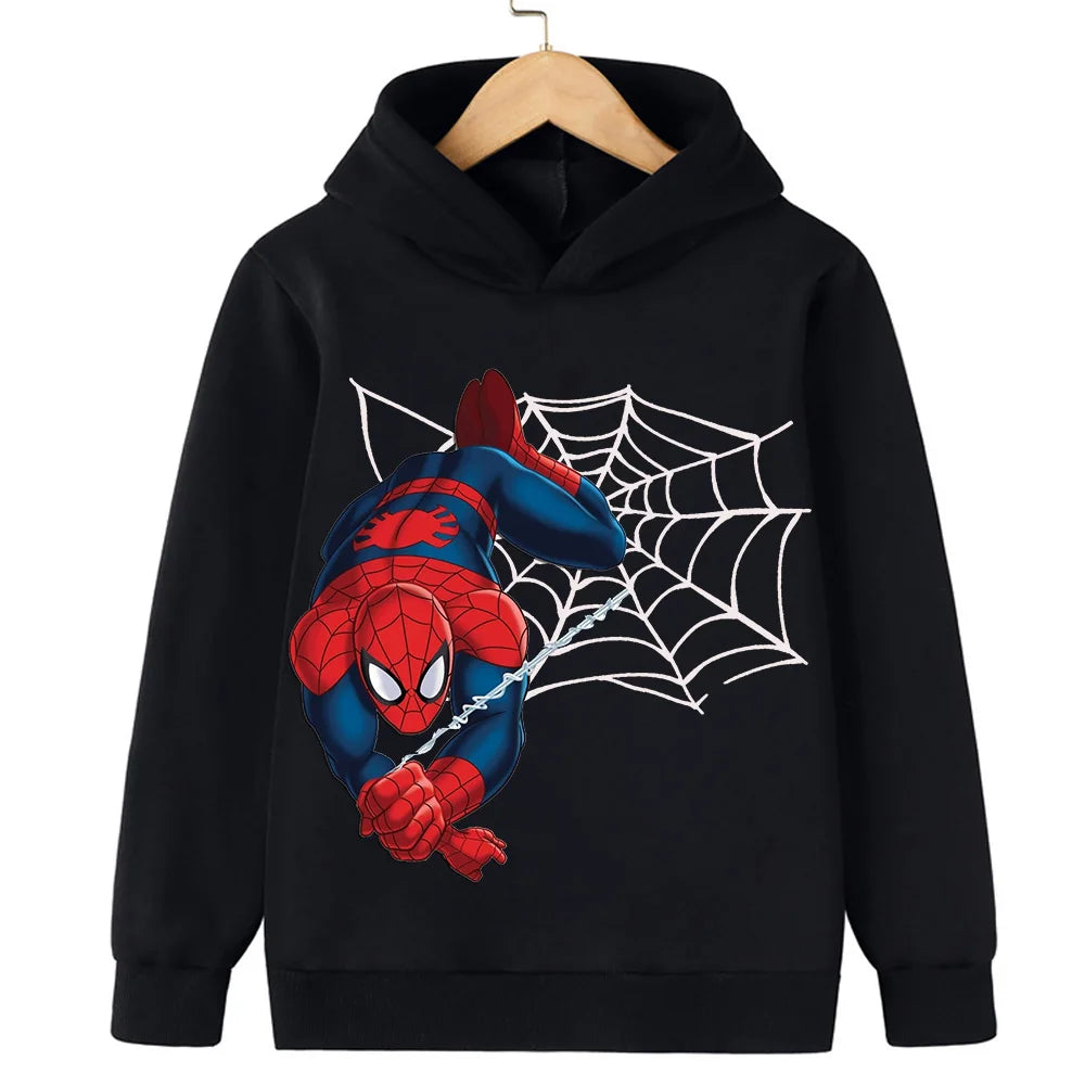 New Spring and Autumn red and blue Spiderman thin children's clothing