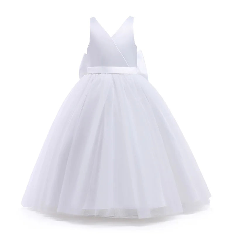 Elegant Teenage Girls Party Prom Long Gown Dress 5-14Yrs