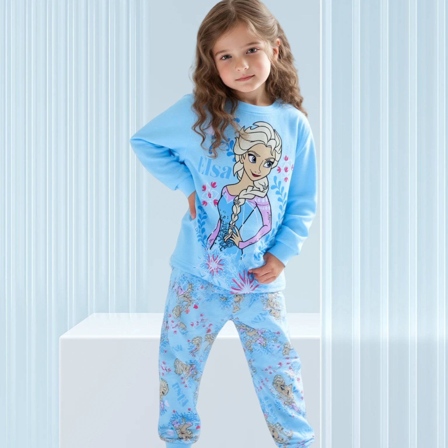 Frozen Elsa Kids Pajama Set Loungewear