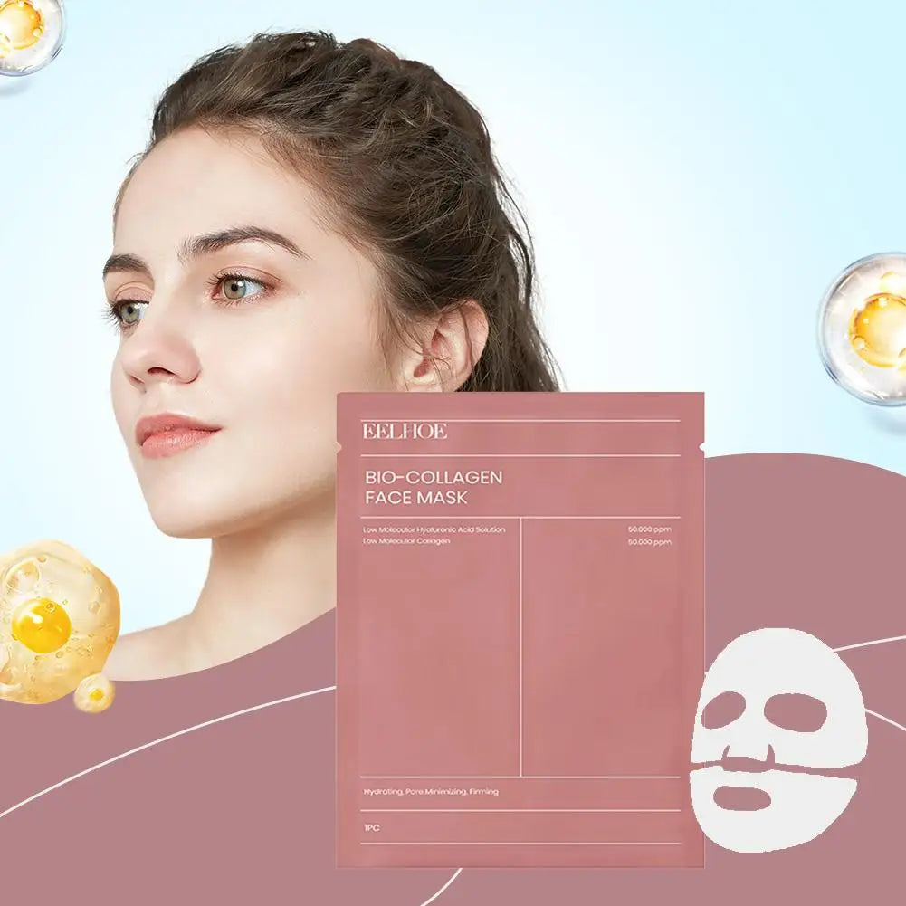 Bio Collagen Face Mask - Deep Hydrating Overnight Mask Moisturizing Refreshing Brightening Face Skin Care