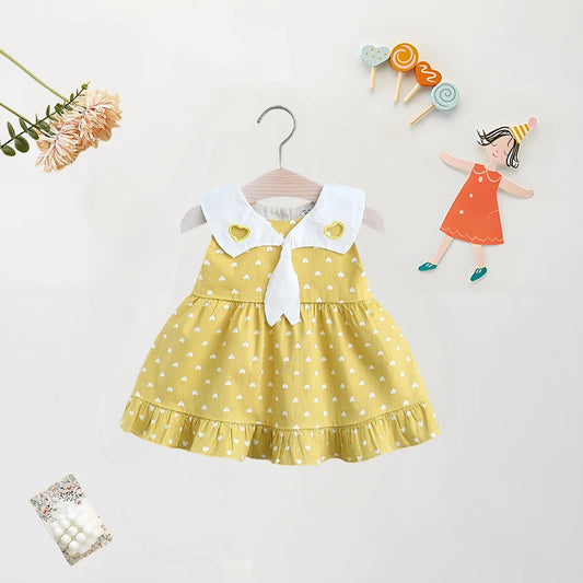 Summer Baby Girl Dresses Sleeveless (1-3 Years Old)