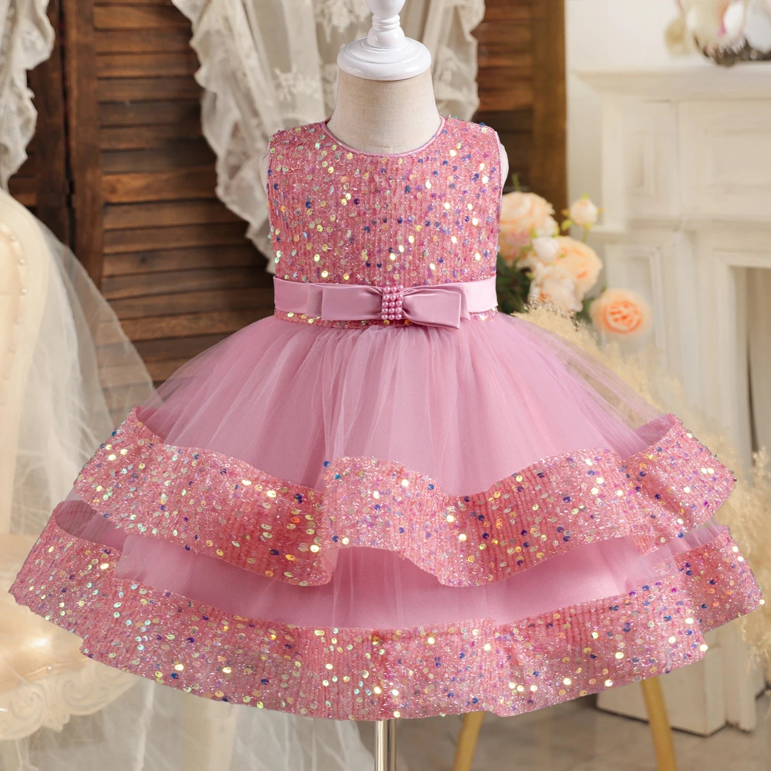Baby Girls Party Luxury Dress