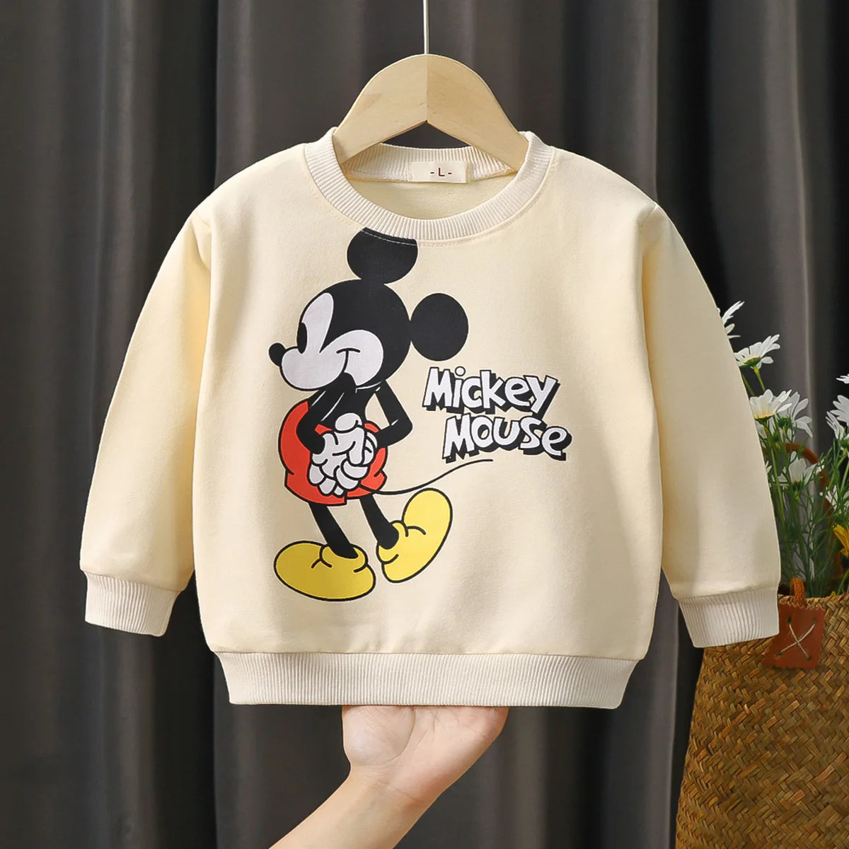 Children's Sweatshirt Mickey Mouse Printed for Boys and Girls