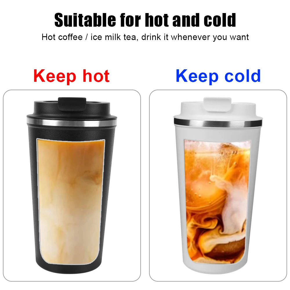 380/510ML Thermo Cafe Leak_Proof Travel Thermo Cup Double Stainless Steel for Tea Water Coffee