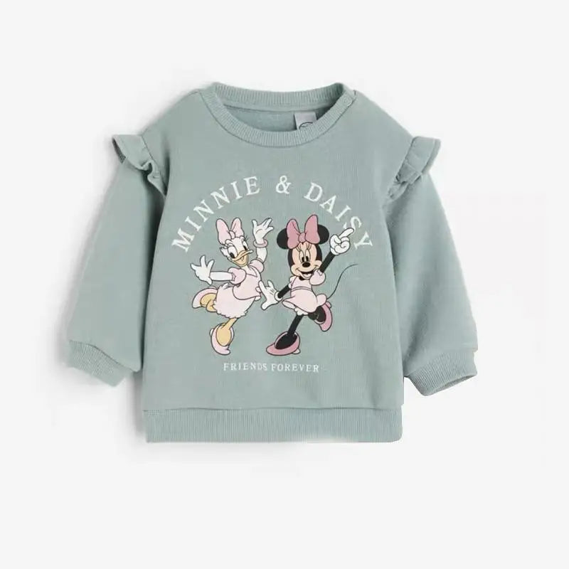 Disney Mickey Mouse Sweatshirt+Pants Two Piece Set Spring Autumn Wear