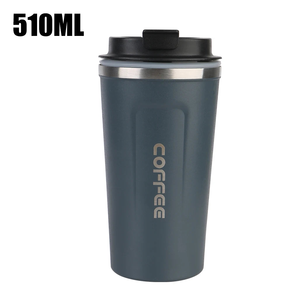 380/510ML Thermo Cafe Leak_Proof Travel Thermo Cup Double Stainless Steel for Tea Water Coffee