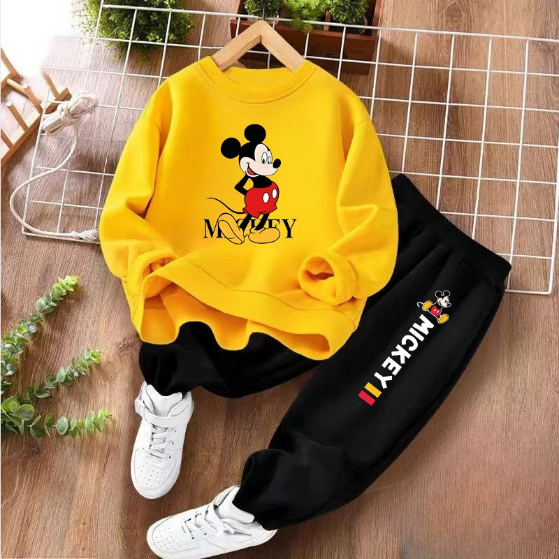 Disney Children's Hoodies Sets Spring and Autumn 2 Piece Set