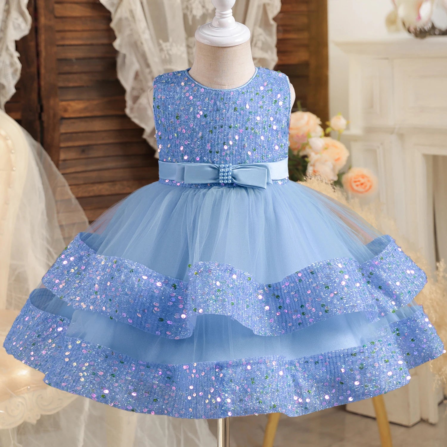 Baby Girls Party Luxury Dress