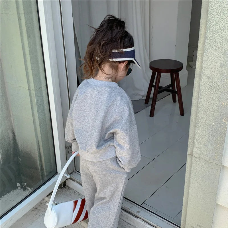 Girls Fashion Casual Suit 2 Piece Set