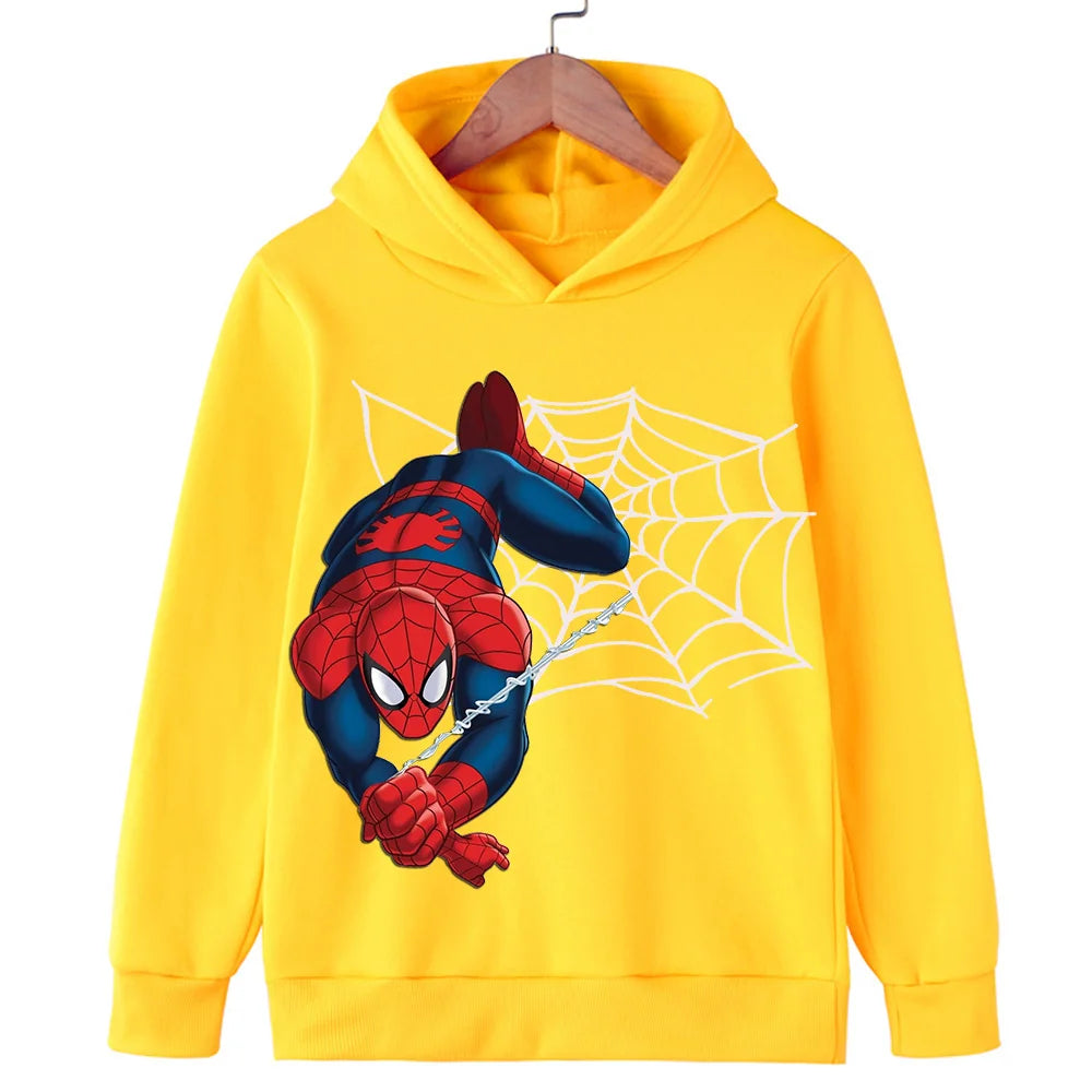 New Spring and Autumn red and blue Spiderman thin children's clothing