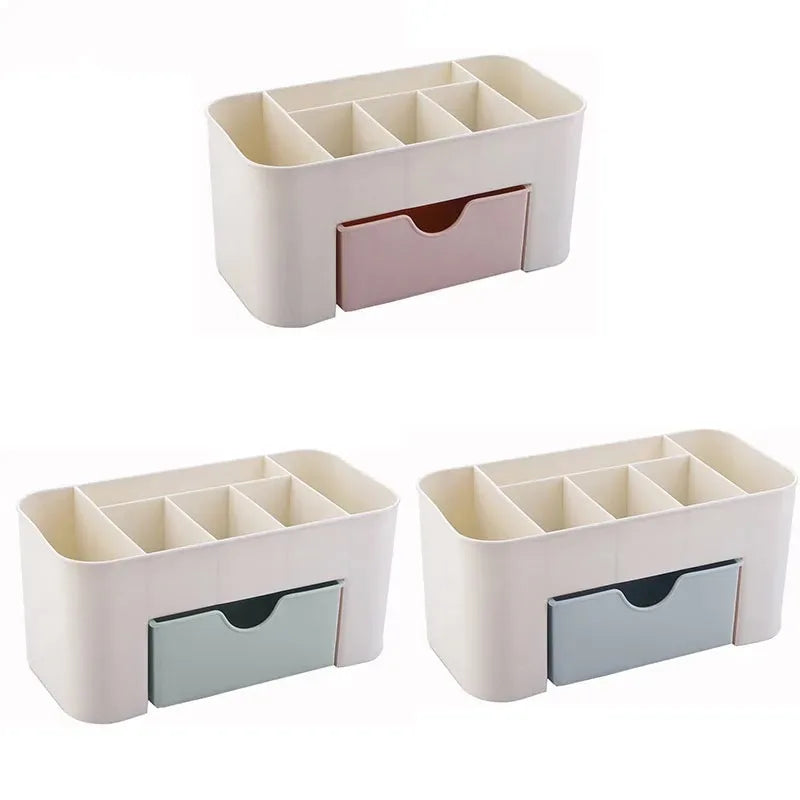 Nails Art Plastic Organizer with Container Storage Case and Decoration Accessories Tool