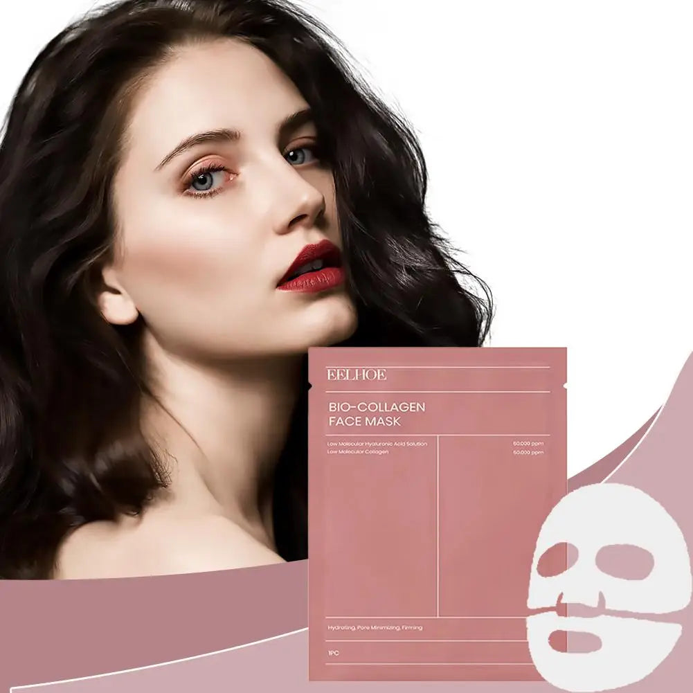 Bio Collagen Face Mask - Deep Hydrating Overnight Mask Moisturizing Refreshing Brightening Face Skin Care