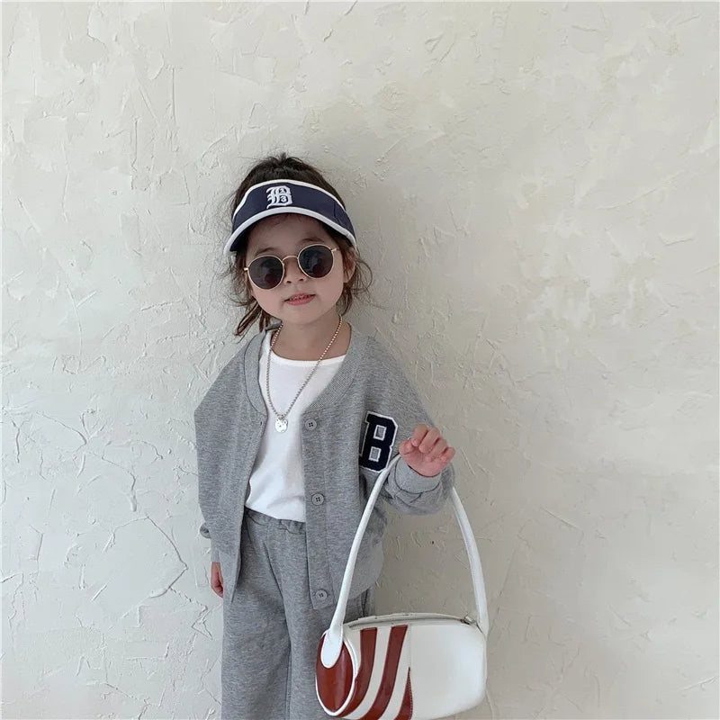 Girls Fashion Casual Suit 2 Piece Set