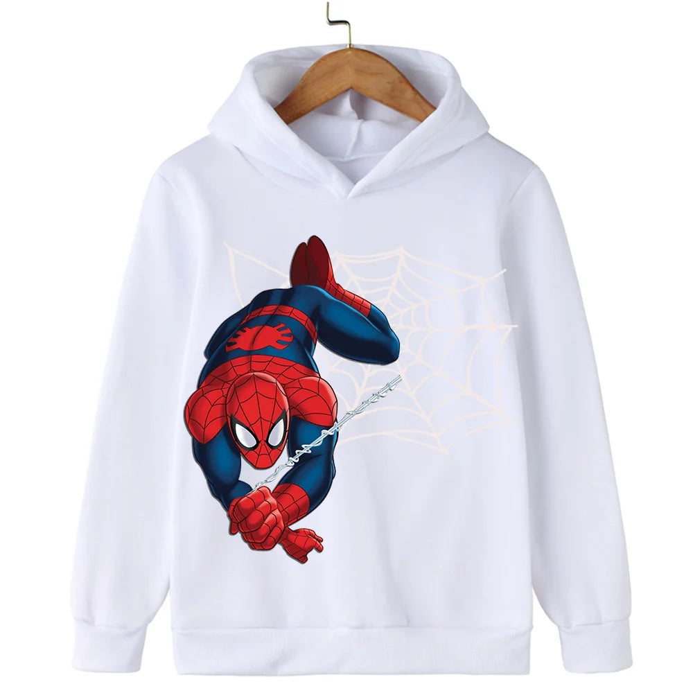 New Spring and Autumn red and blue Spiderman thin children's clothing