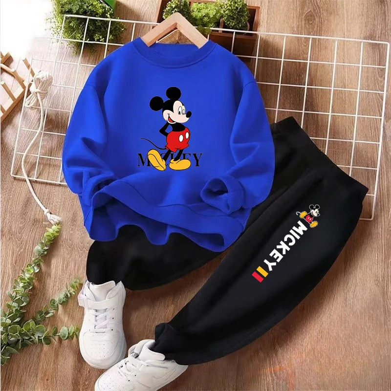 Disney Children's Hoodies Sets Spring and Autumn 2 Piece Set