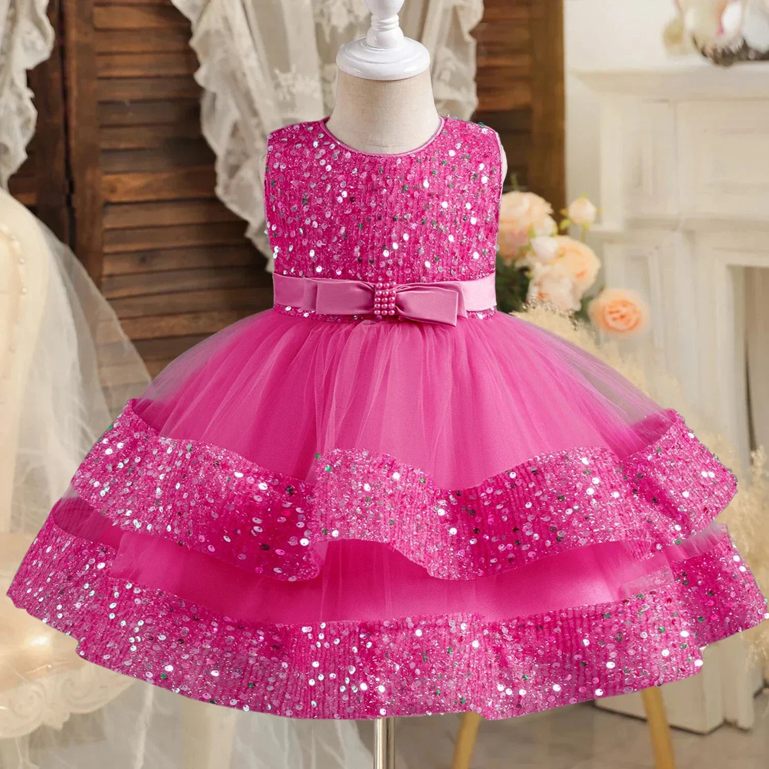 Baby Girls Party Luxury Dress