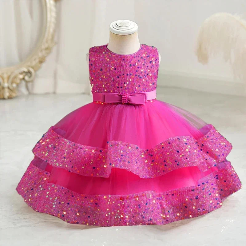 Baby Girls Party Luxury Dress