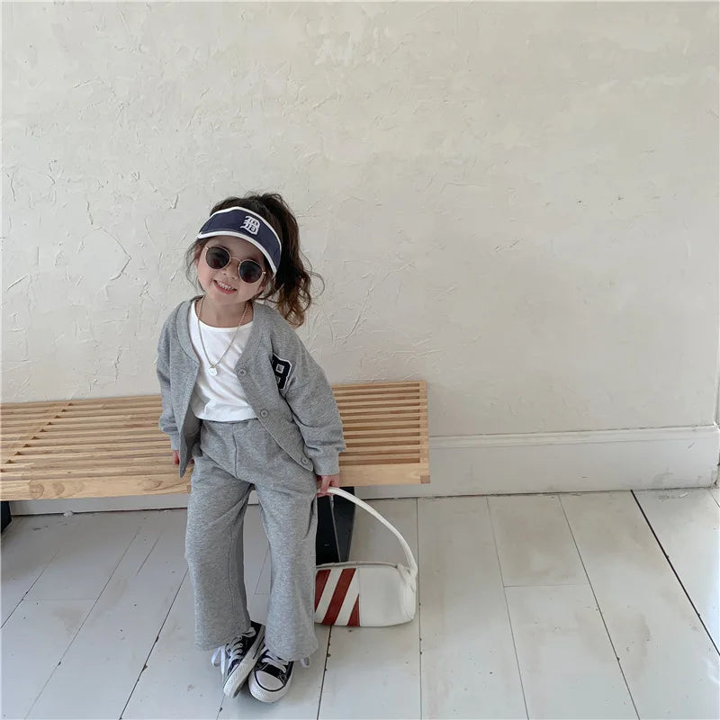 Girls Fashion Casual Suit 2 Piece Set