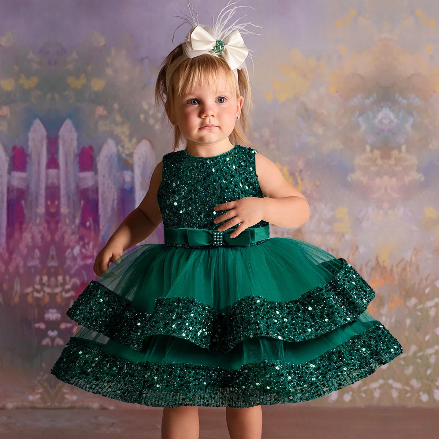 Baby Girls Party Luxury Dress