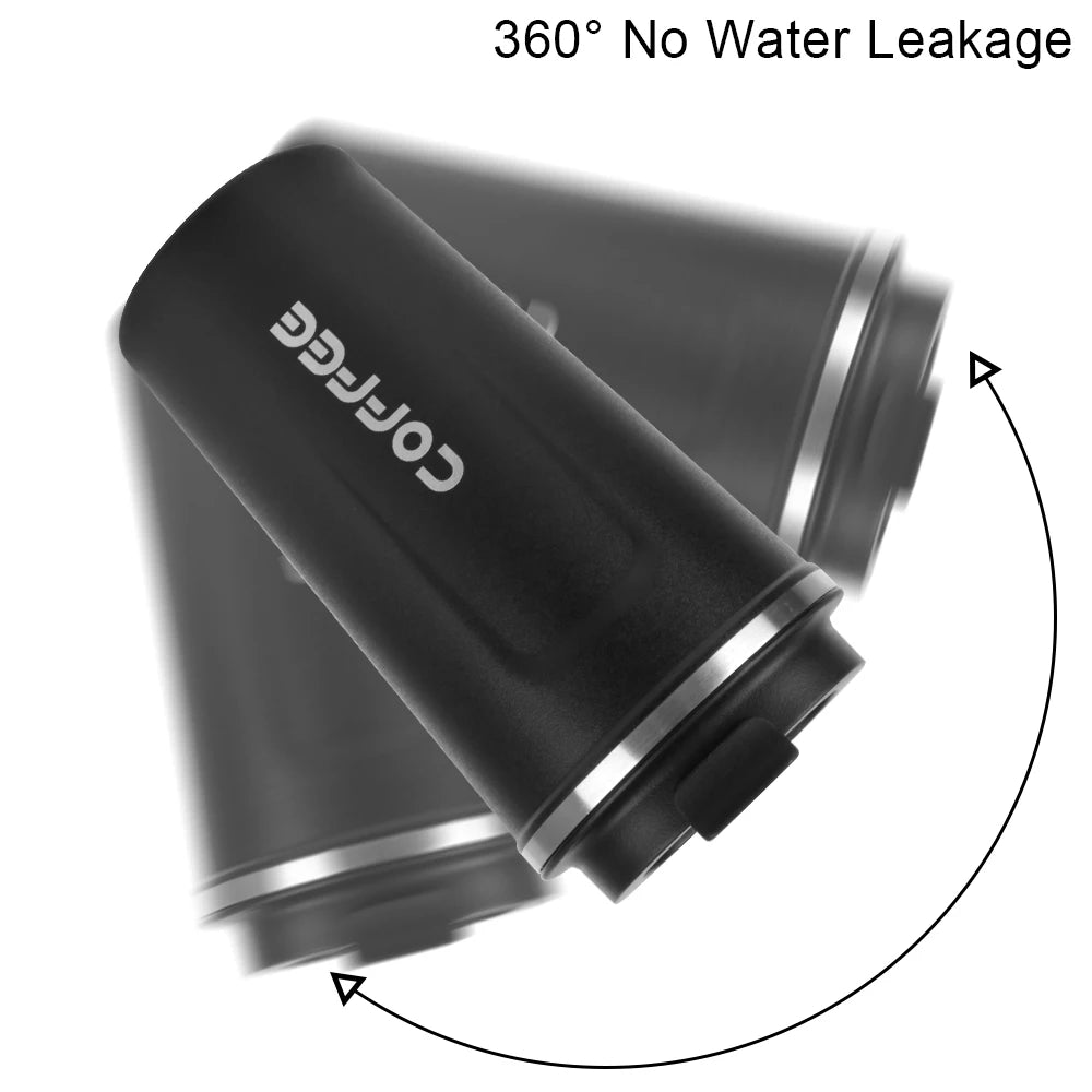 380/510ML Thermo Cafe Leak_Proof Travel Thermo Cup Double Stainless Steel for Tea Water Coffee